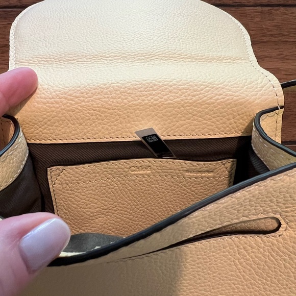 NWT Chloe round mini Marcie bag, Softie Yellow - Picture 12 of 12